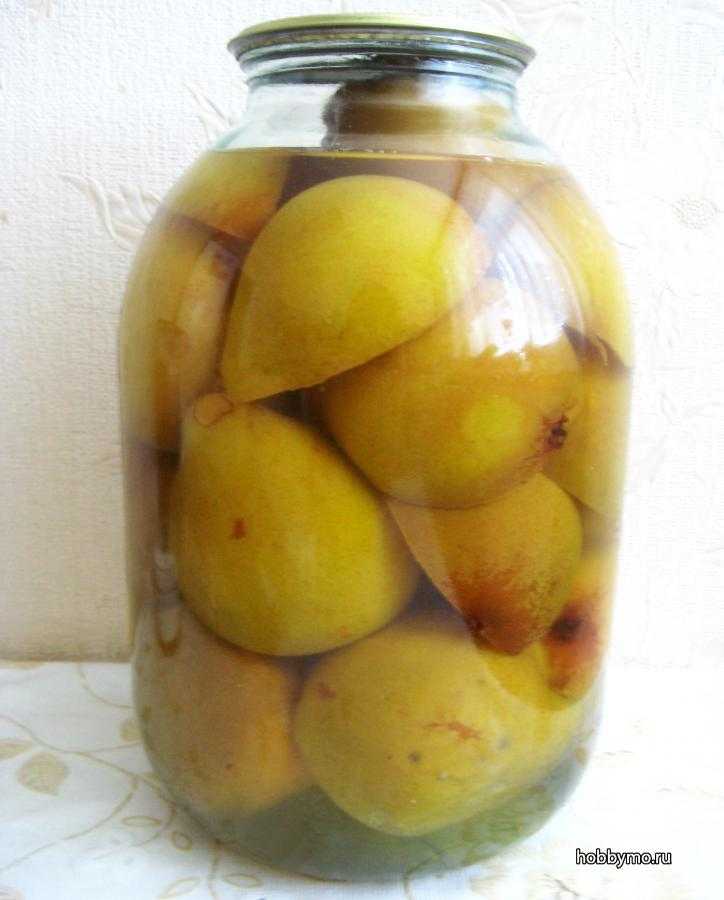 Компот из яблок, груш и слив на зиму - 8 пошаговых фото в рецепте