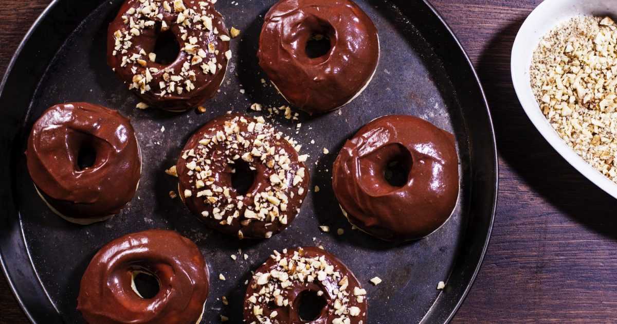 Рецепты шоколадные пончики