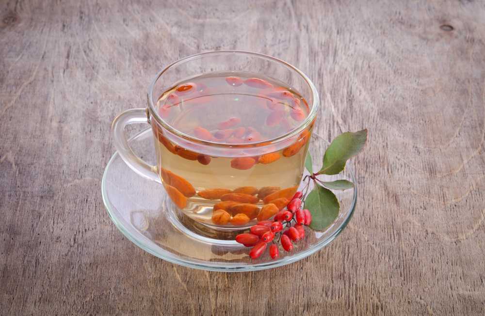 Чай с ягодами годжи: очищающий, тонизирующий, витаминный