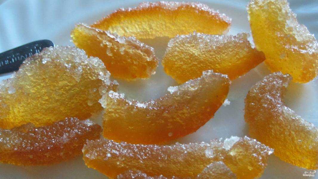 Рецепт цукатов из апельсиновых корок