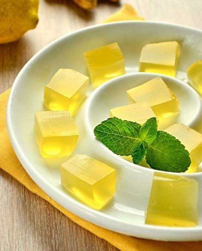 Лимонное желе пошаговый рецепт
