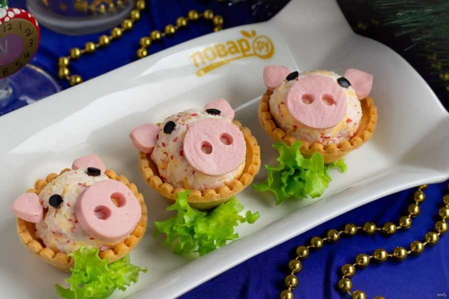 Бутерброды поросята в год свиньи-кабана рецепт с фото пошагово - 1000.menu