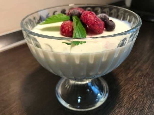 Молочный десерт с желатином рецепт с фото пошагово - 1000.menu
