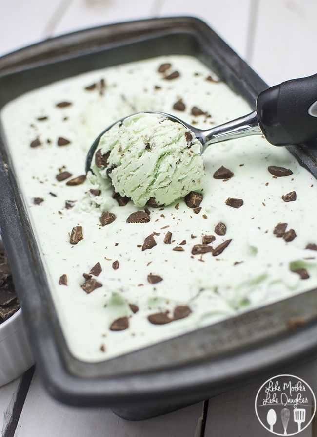 Мятное мороженое - 8 пошаговых фото в рецепте