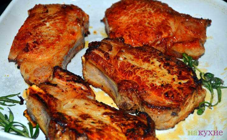 Стейк из свинины в духовке, рецепт сочного и вкусного мяса