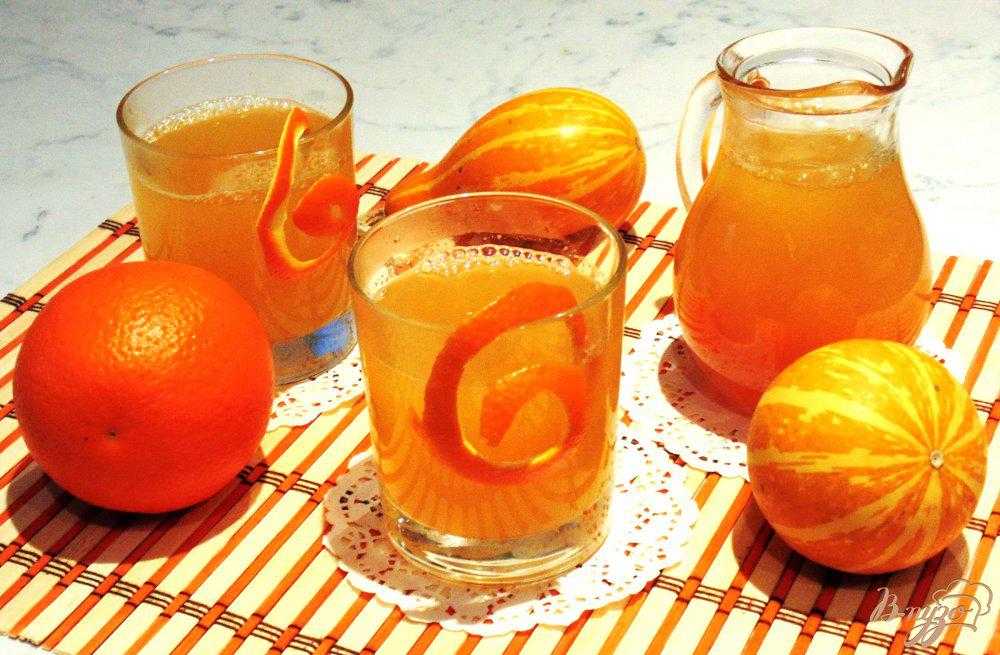 Вкусный яблочно-апельсиновый компот на зиму, рецепт