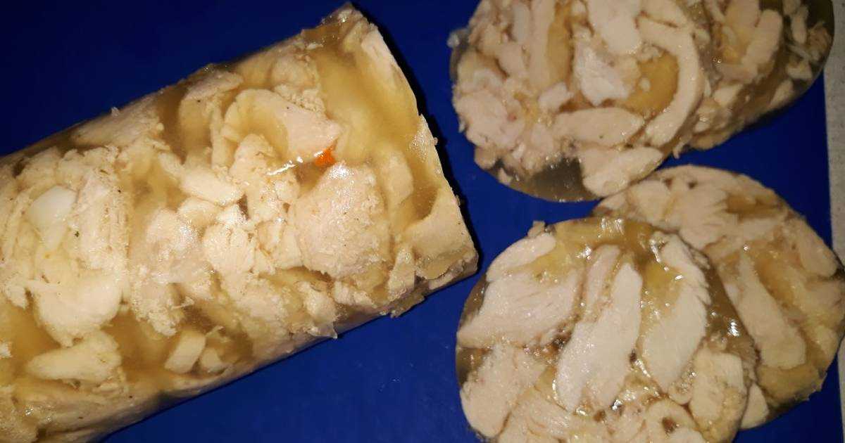 Заливное из курицы с желатином — 8 простых и вкусных рецептов