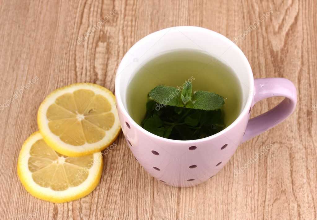 Лимонад с зеленым чаем