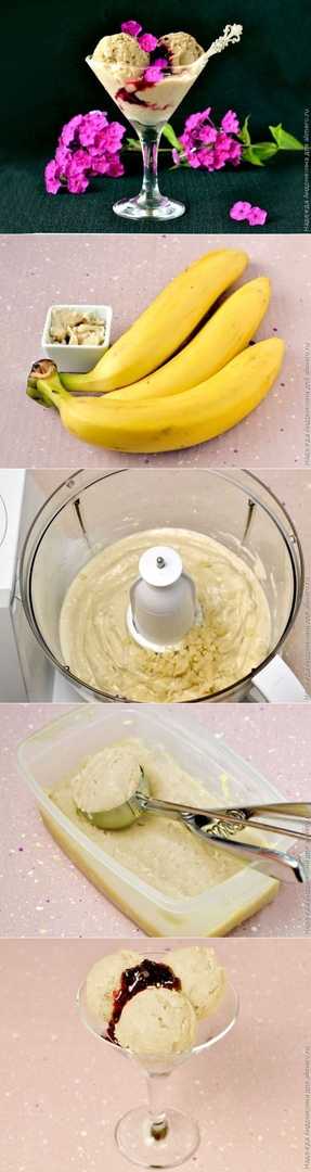 Домашнее банановое мороженое | видео-рецепт с фото