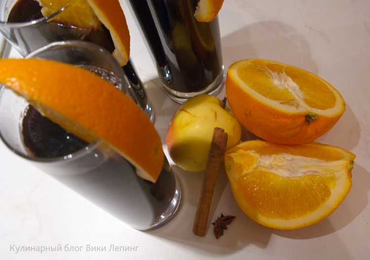 Глинтвейн с апельсином в домашних условиях рецепт с фото пошагово - 1000.menu