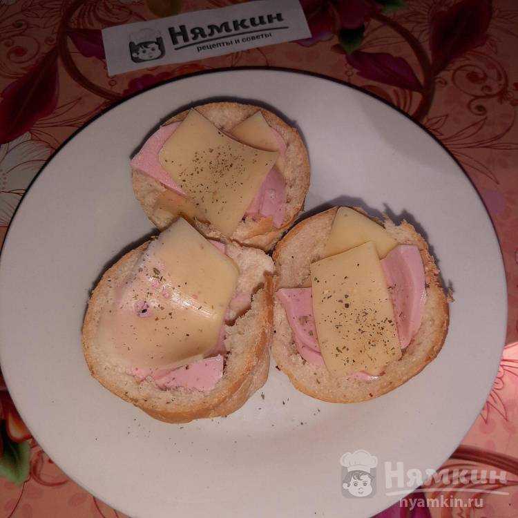 Горячие бутерброды в микроволновке — пошаговый рецепт с фото