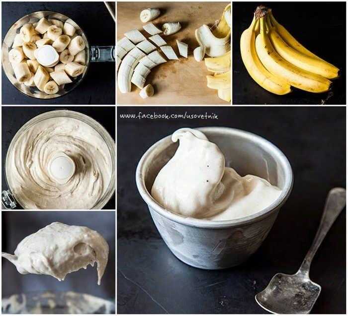Мороженое из банана