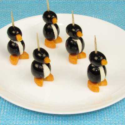 Закуска на новый год «пингвины» - 3 рецепта