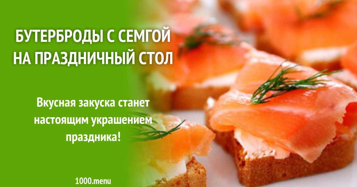 Вкусные бутерброды с красной рыбой — 10 простых рецептов на праздничный стол