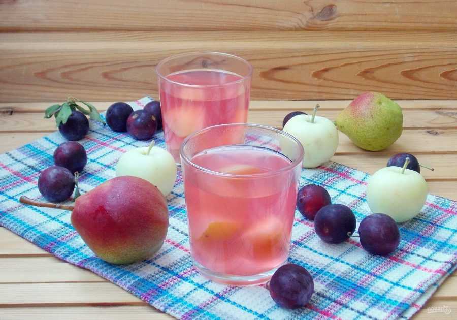 Компот из слив и яблок на зиму: рецепты приготовления