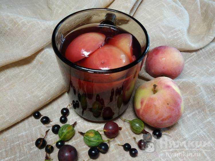 Компот из яблок и вишни на зиму: простой рецепт с фото и видео