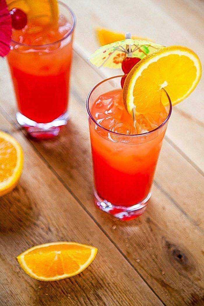 Рецепты алкогольных апельсиновых коктейлей