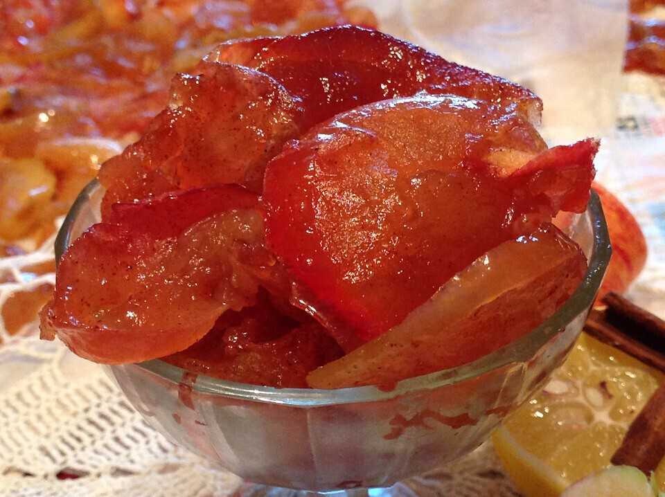 Цукаты из яблок: топ 10 рецептов в домашних условиях на зиму, с фото и видео