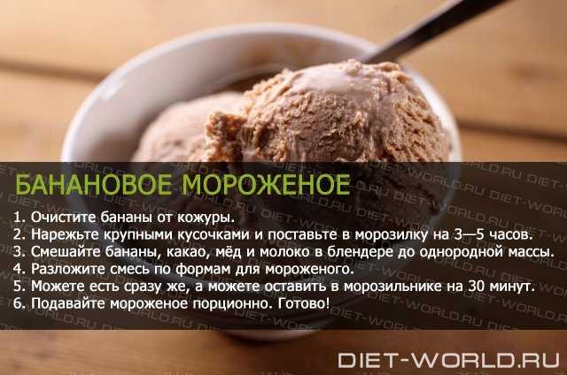 Банановое мороженое с какао рецепт с фото пошагово - 1000.menu