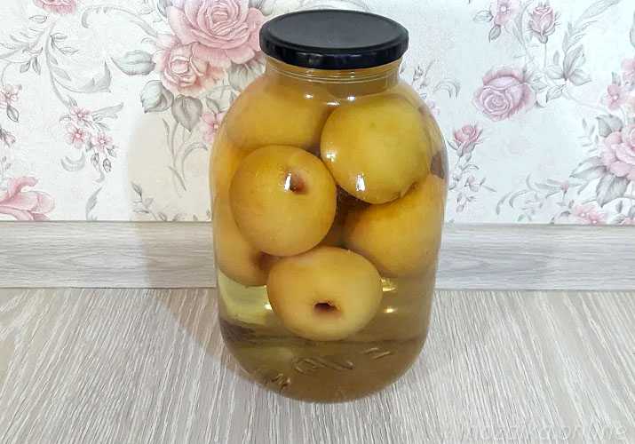 Компот из недозрелых яблок: как варить на зиму, пошаговый рецепт приготовления