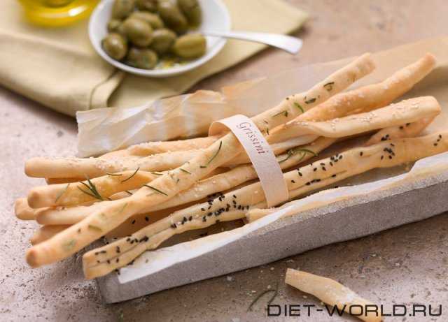Гриссини –  как приготовить итальянские хлебные палочки ?