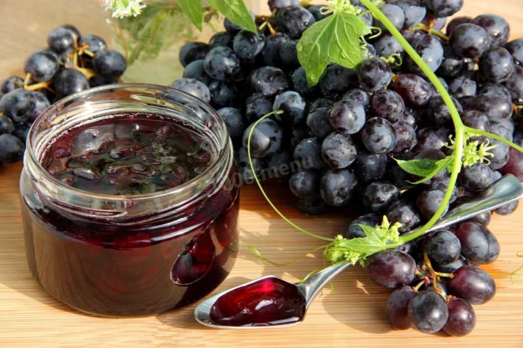 Джем из винограда: топ 10 пошаговых рецептов на зиму с фото и видео