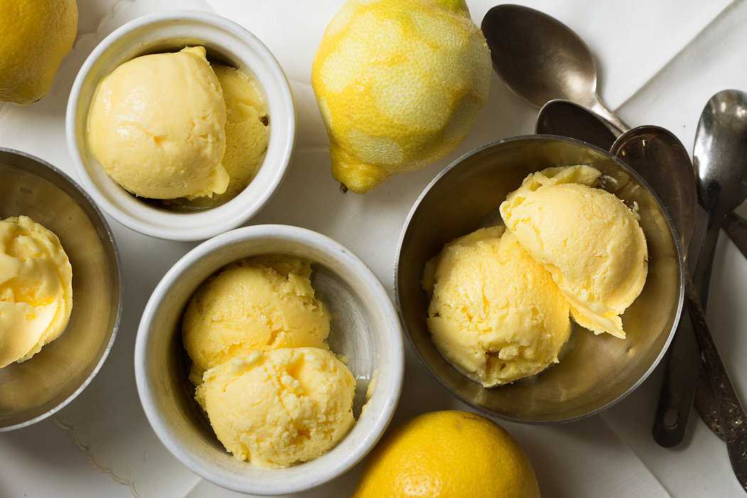 Лимонное мороженое пошаговый рецепт