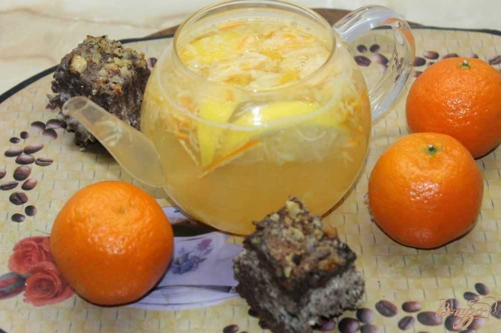 Вкусный рецепт мандаринового чая с фото для приготовления дома