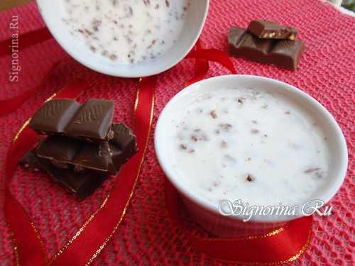 Сметанно-шоколадное желе пошаговый рецепт