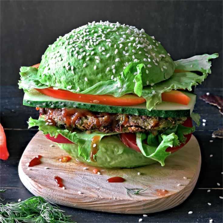 Вегетаринаский бургер | рецепты с фото на fast-food.online
