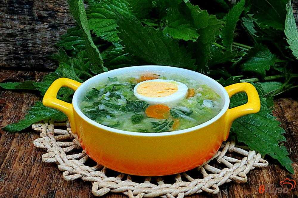 Суп с крапивой и яйцом пошаговый рецепт