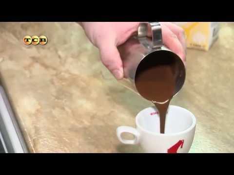 Приготовление горячего шоколада в кофемашине
