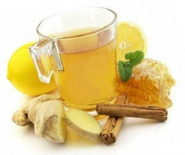 Вкусный и полезный  имбирный чай с лимоном и ромашкой