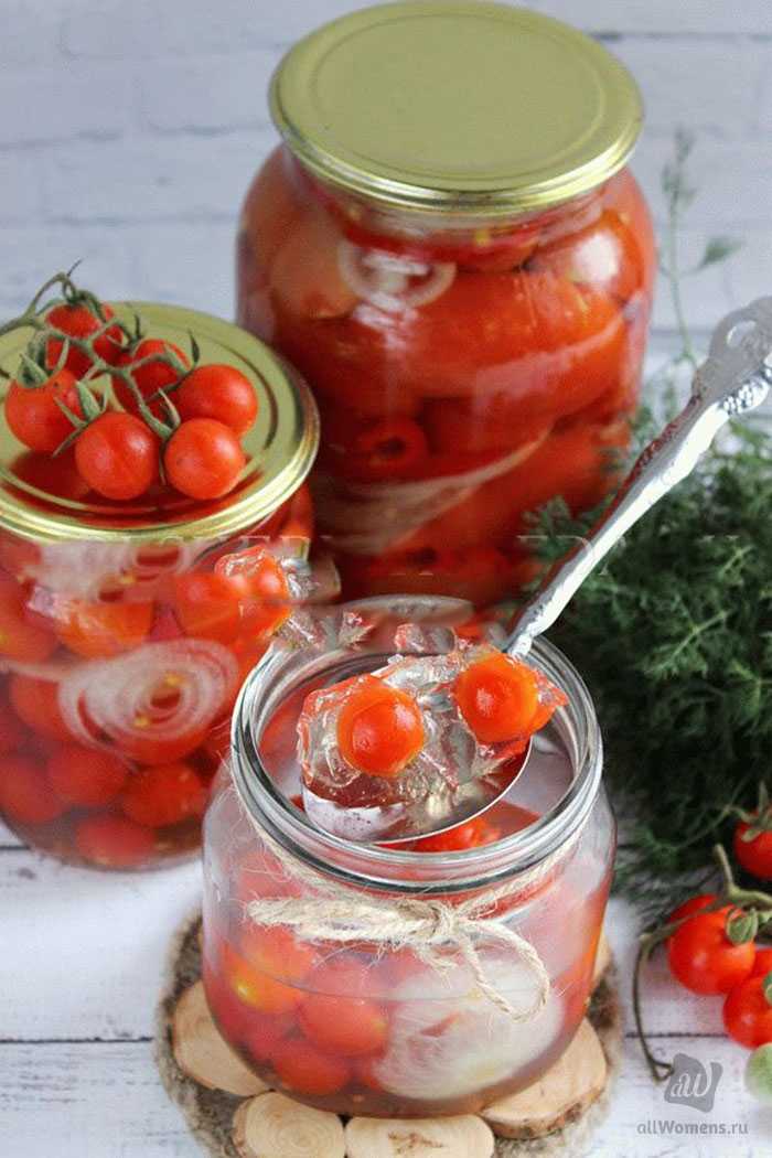 Как приготовить помидоры в желе без стерилизации: поиск по ингредиентам, советы, отзывы, пошаговые фото, подсчет калорий, изменение порций, похожие рецепты