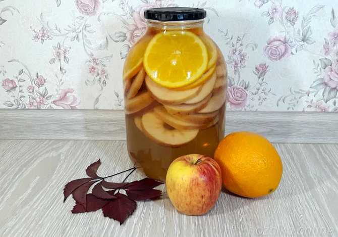 Мандариновый компот: 2 рецепта с дополнением яблок
