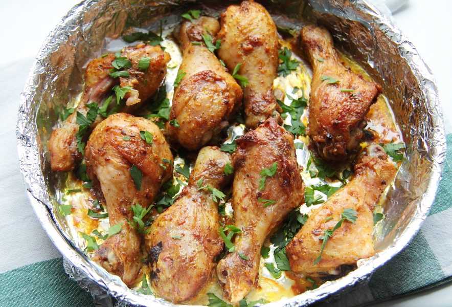 Куриные голени в духовке — пошаговый рецепт с фото