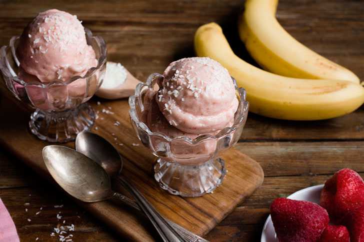 Домашнее банановое мороженое в блендере рецепт с фото пошагово и видео - 1000.menu