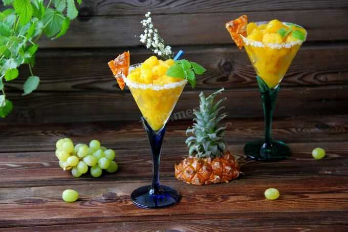 Гранита десерт из ананаса и манго рецепт с фото пошагово - 1000.menu