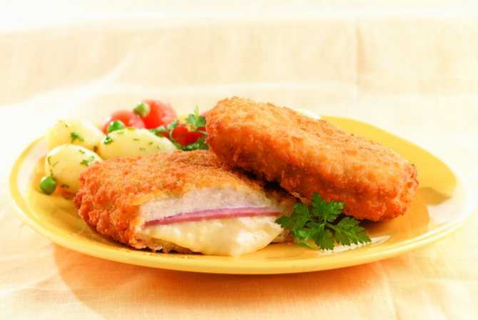 «кордон блю» — классические рецепты котлет с ветчиной и сыром из курицы и телятины