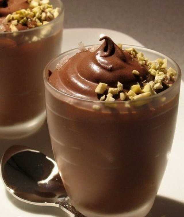 Шоколадный пудинг: рецепт с фото