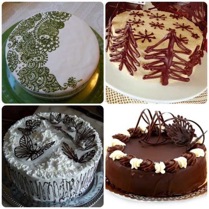 Шоколад: украшение тортов, пирожных, конфет – своими руками. как самому сделать украшения из шоколада для торта в домашних условиях