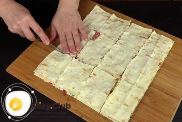 Бутерброды из лаваша с сыром на сковороде