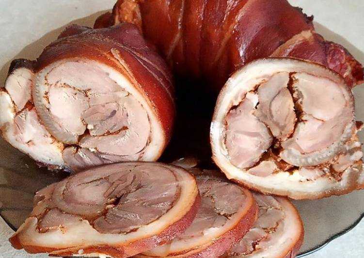Вареная рулька: рецепт и варианты приготовления. блюда из рульки свиной вареной