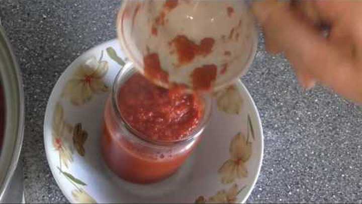 Как из томатной пасты сделать томатный сок