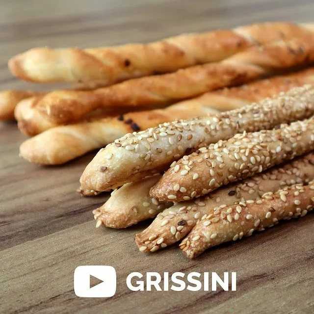 Хлебные итальянские палочки гриссини — рецепт