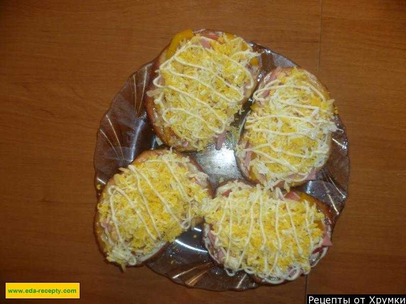 Бутерброды с сыром в духовке