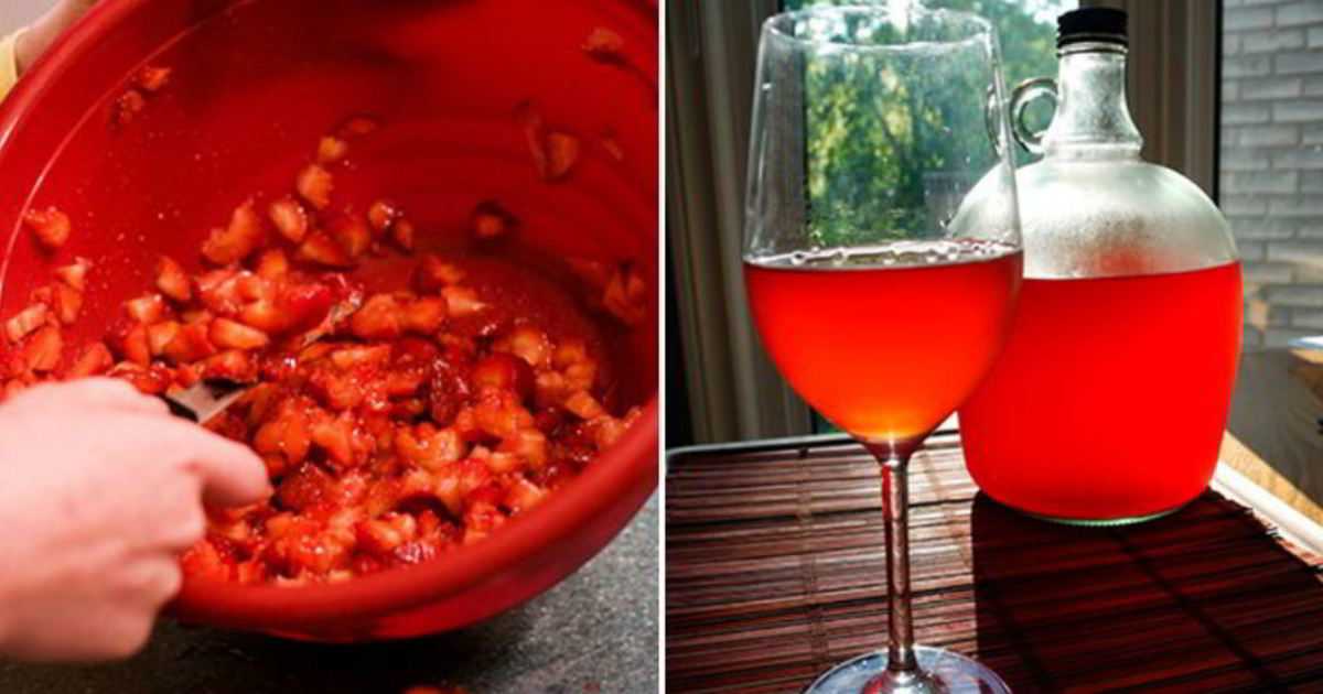 Простой рецепт домашнего вина из клубники