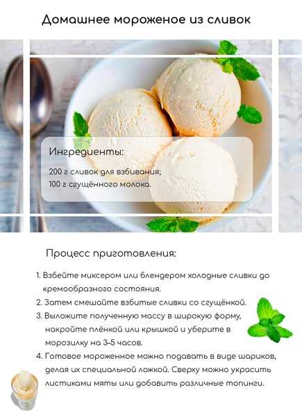 Домашнее мороженое рецепт с фото - 1000.menu