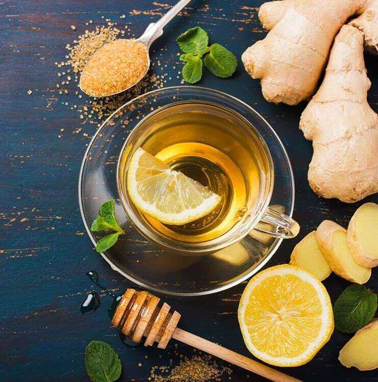Имбирный чай с лимоном и медом - рецепт вкусного напитка