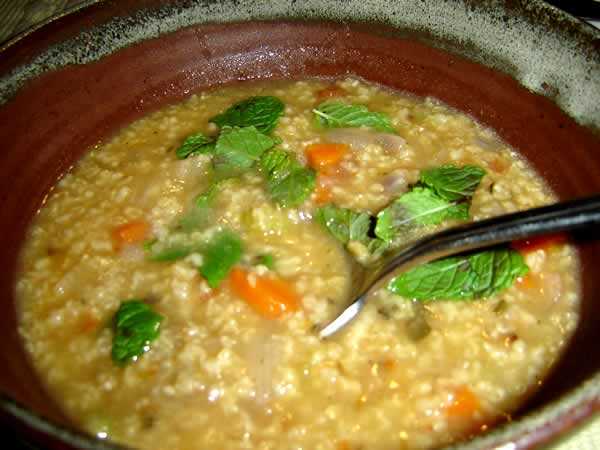 Вкусный суп харчо из свинины с рисом по-грузински